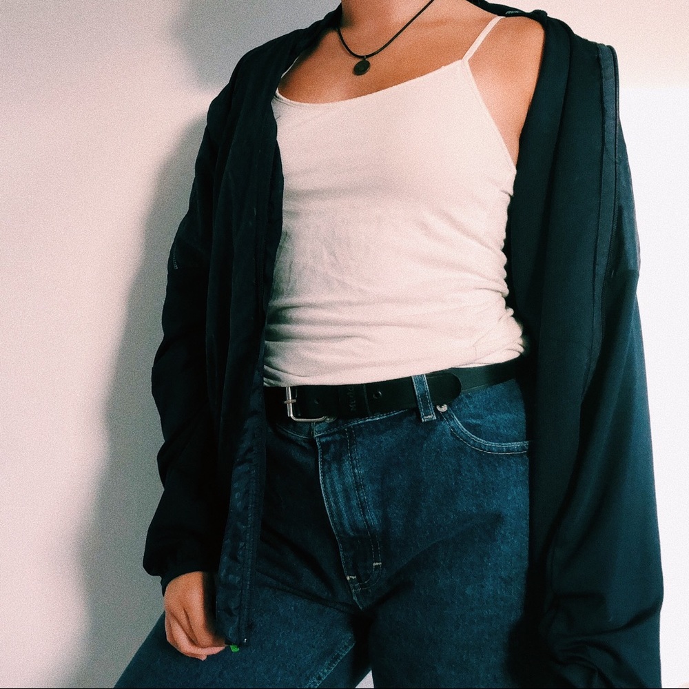 blue jacket